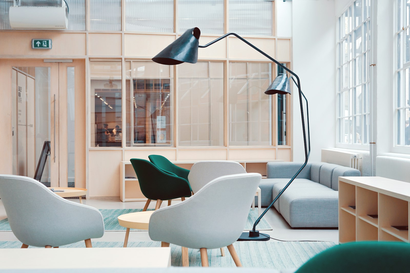Minimal lounge interior